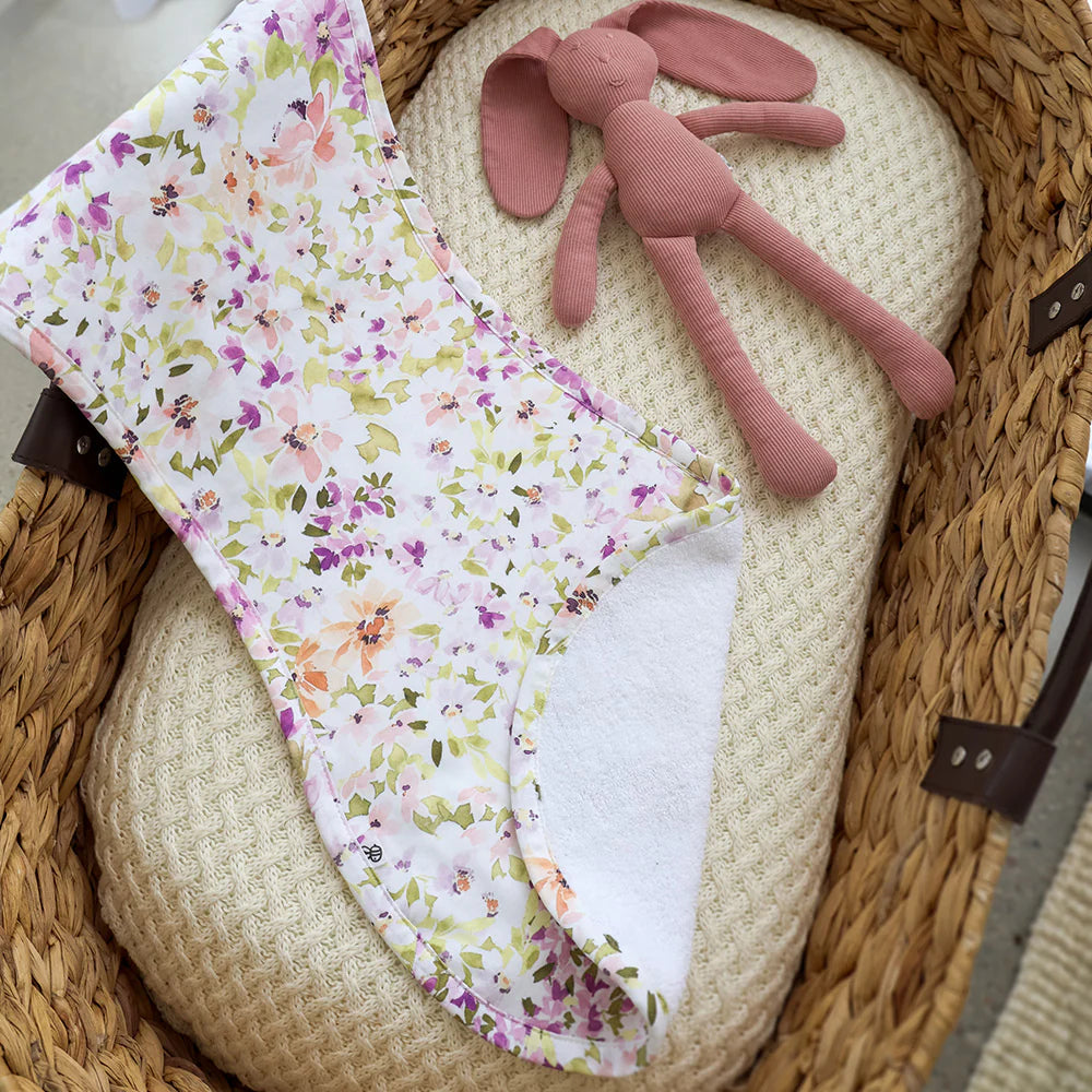 Snuggle Hunny Organic Cotton Burp Cloth - Isla