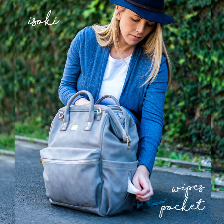 Isoki Byron Backpack Stone