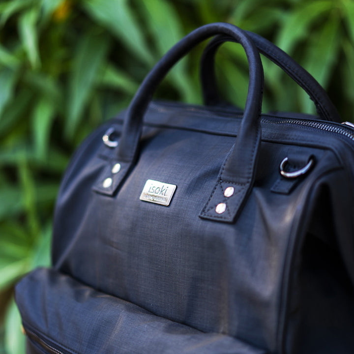 Isoki Byron Backpack Black Nylon