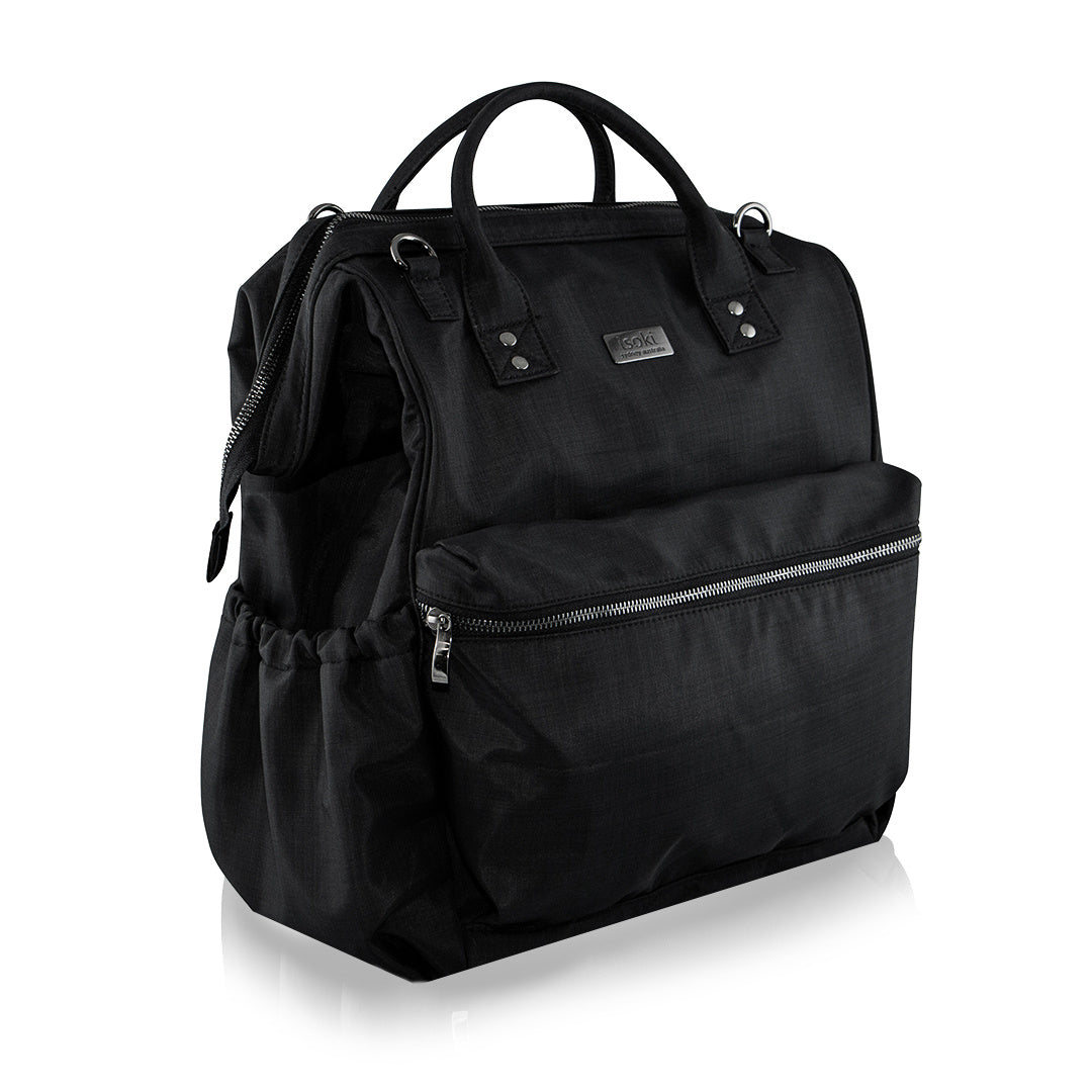Isoki Byron Backpack Black Nylon