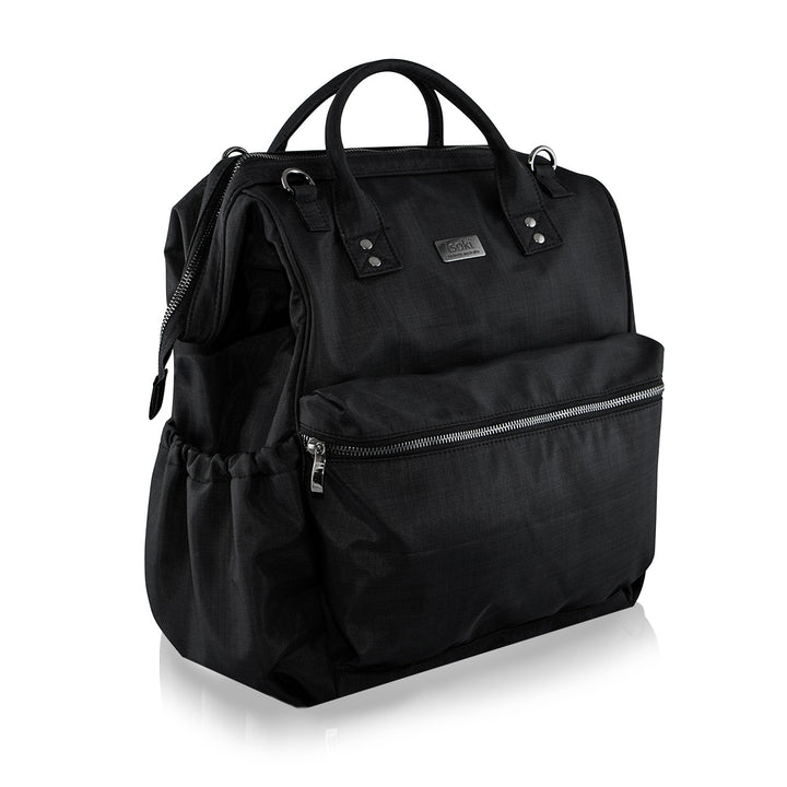 Isoki Byron Backpack Black Nylon