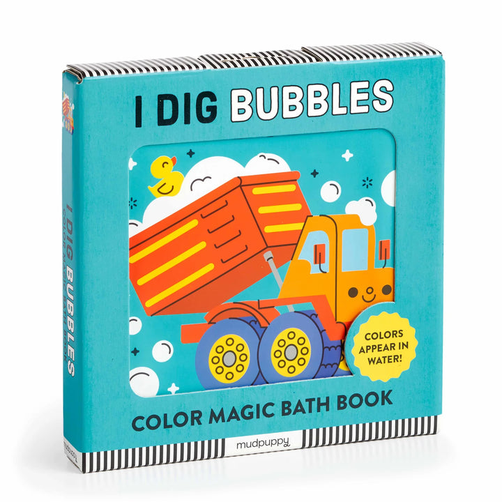 Mudpuppy I Dig Bubbles! Color Magic Bath Book Multi-Coloured