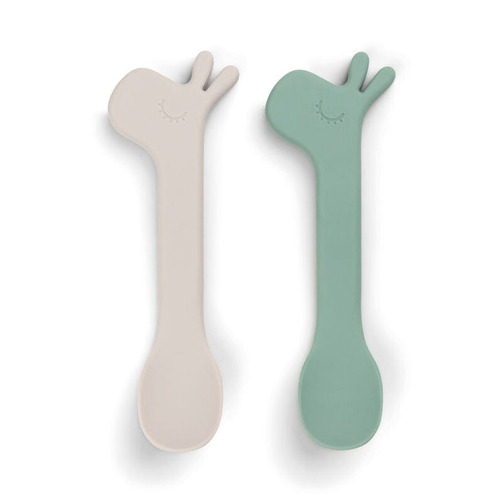 Done by deer Silicone Spoon 2-Pack Lalee Green