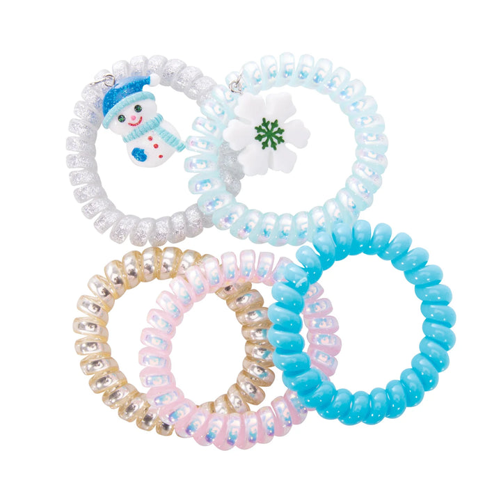 Discovery Zone Festive Spiral Hair Ties - Assorted