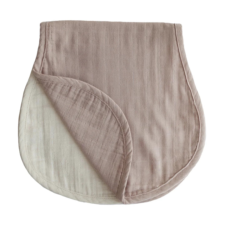 Mushie Burp Cloths NATURAL and FOG