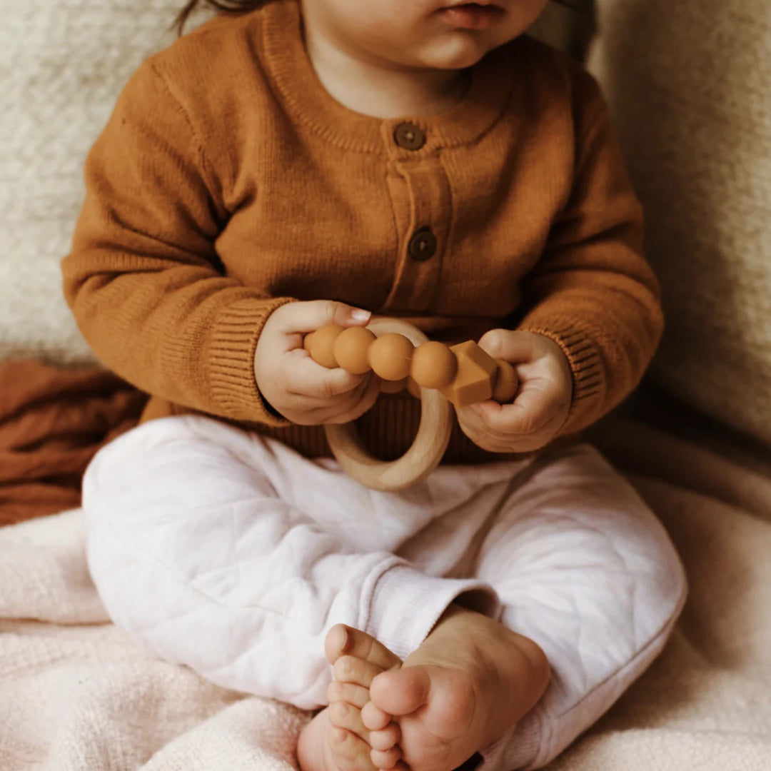 Jellystone Designs May Gibbs Moon Teether-Blush