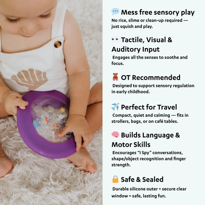 Jellystone Designs Peekaboo Sensory Bag - Dino