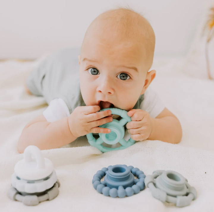 Jellystone Designs RAINBOW STACKER TEETHER & TOY Dusty