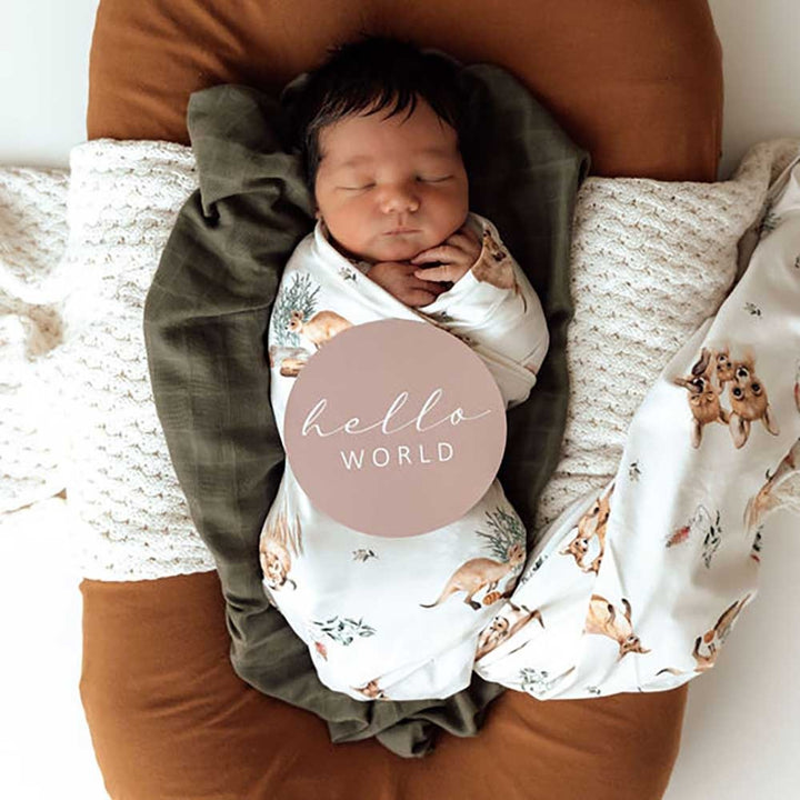 Baby Jersey Wrap & Beanie Set Kanga