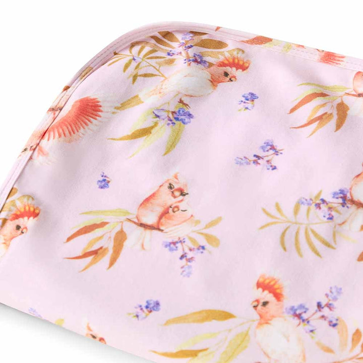 Baby Jersey Wrap & Topknot Set Major Mitchell