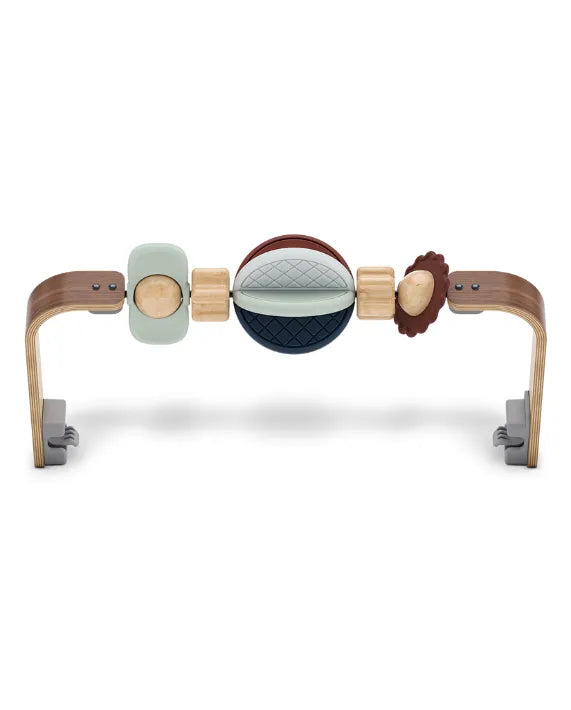 UPPAbaby Mira Bouncer Wonder Wheel Toy Bar – Multicolor | Walnut Wood
