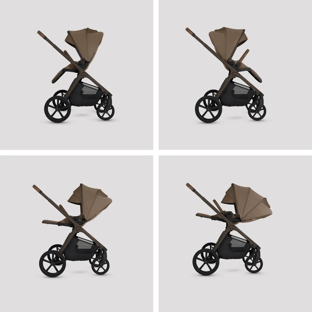 Silver Cross Cove with Carrycot (6 Piece) - Maple
