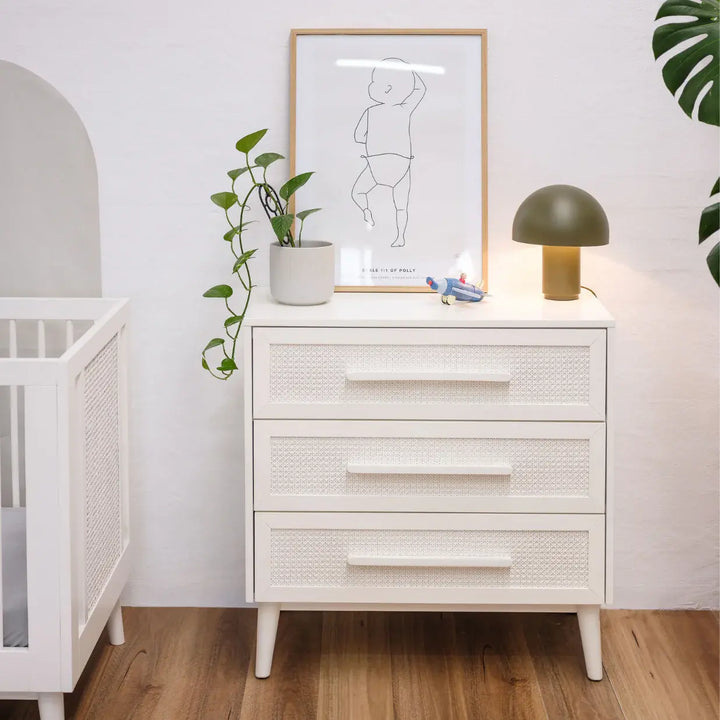 BabyRest Kaya Chest 3 Drawer-White