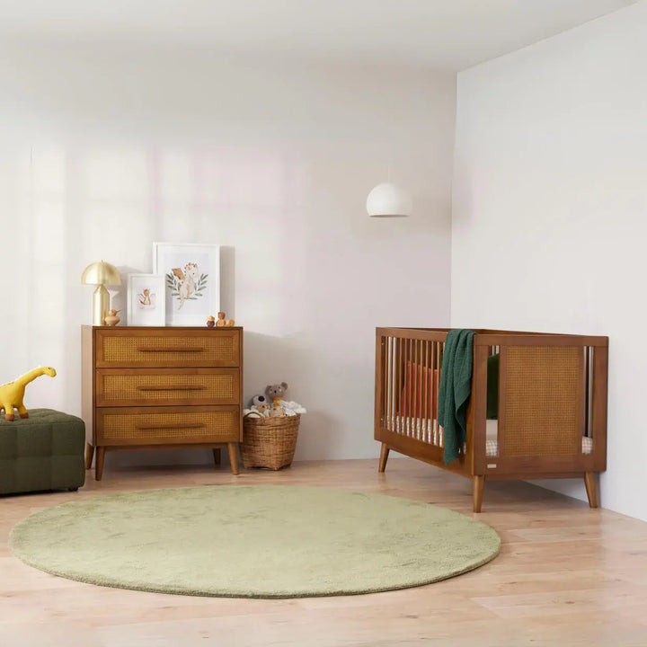 BabyRest Kaya Cot & Chest Nursery Package - Teak