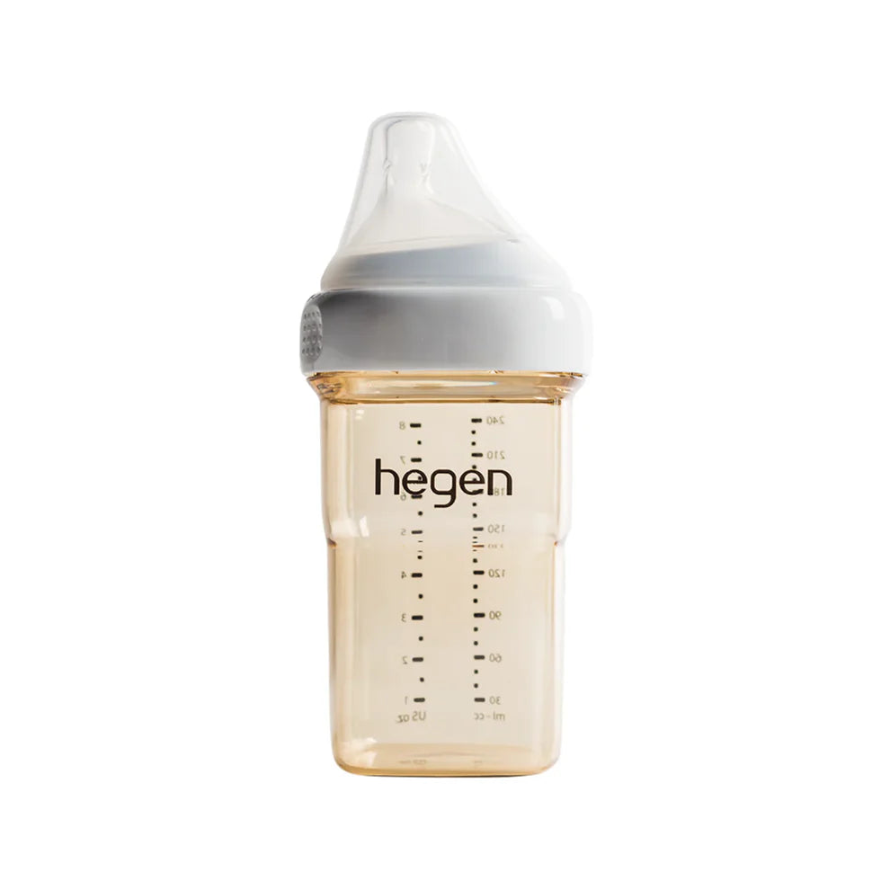 Hegen PCTO™ 240ml/8oz Feeding Bottle PPSU with Medium Flow Teat (3 to 6 Months)