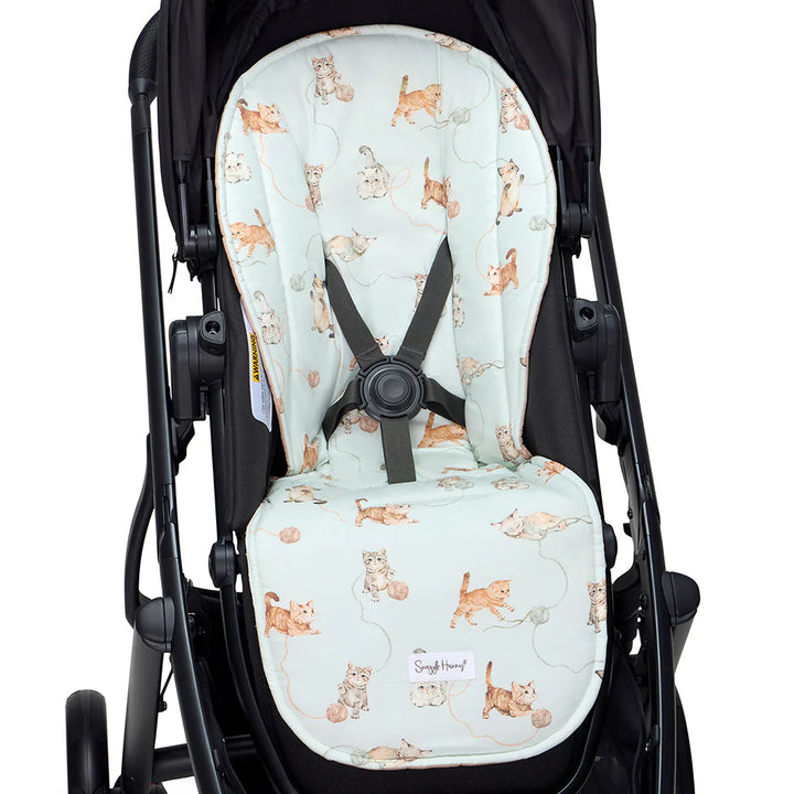 Snuggle Hunny Universal Organic Pram Liner - Kittens