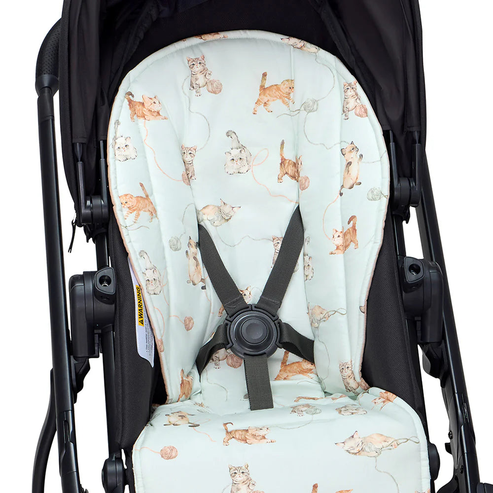 Snuggle Hunny Universal Organic Pram Liner - Kittens