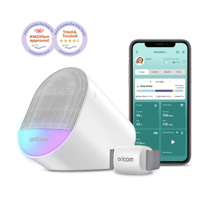 Oricom Guardian Plus Smart Wearable Baby Monitor(OBHGPLUS)
