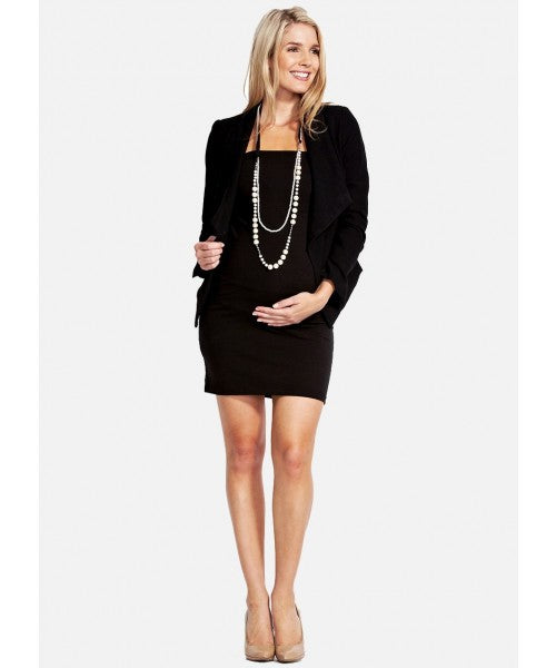 Mamawayt Telescopic Maternity Dress-Black