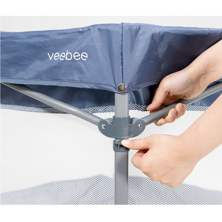 Veebee The Koop Portable Play Yard(V0162) + Bonus Gift Total Value $79