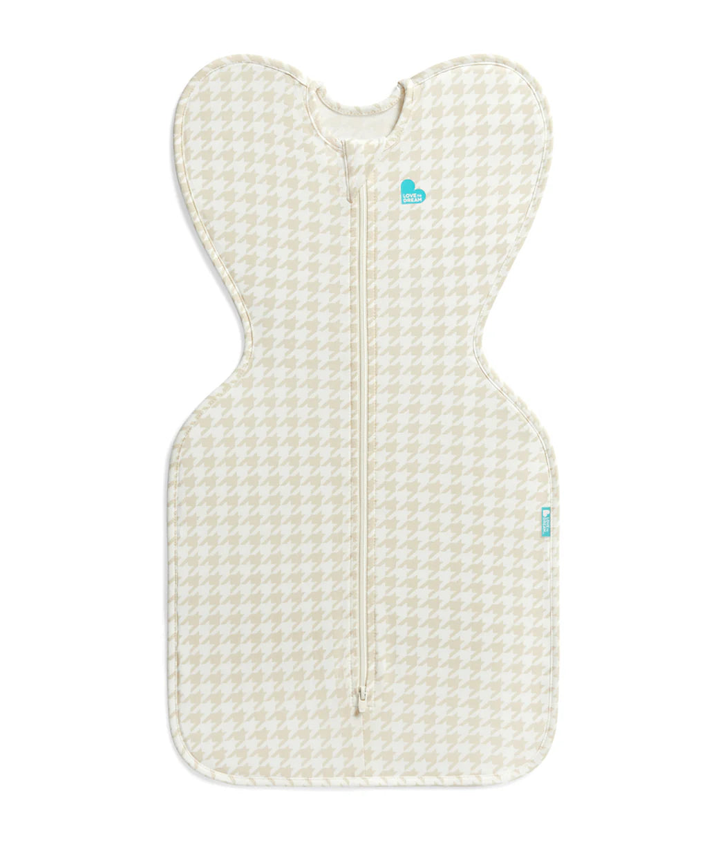 SWADDLE UP Original 1.0T - Tan Houndstooth – Whole Bubs