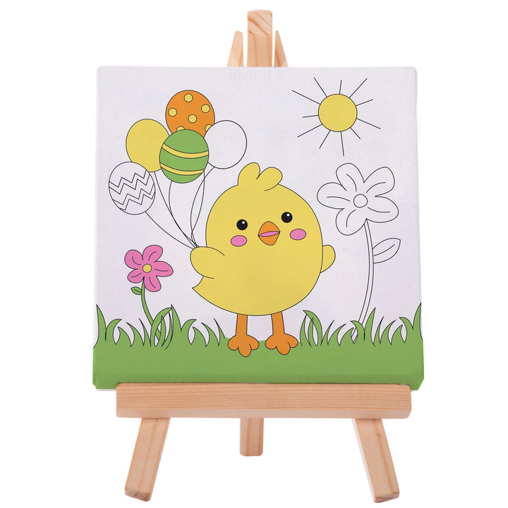 Discovery Zone Canvas Art Set - Chicks & Bunnies Assorted
