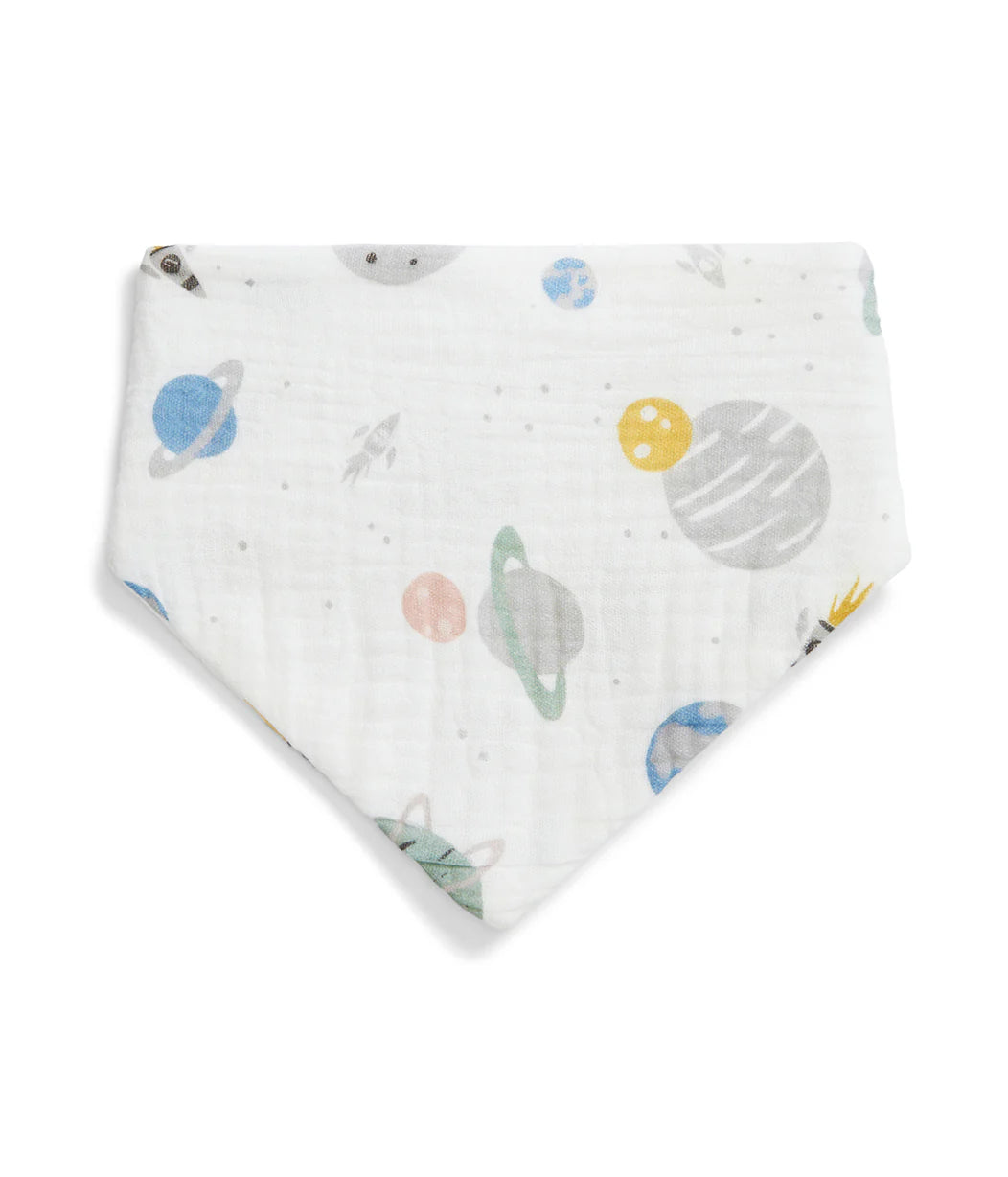 Love to Dream Bib 2 Pack - Storm Blue Rocket