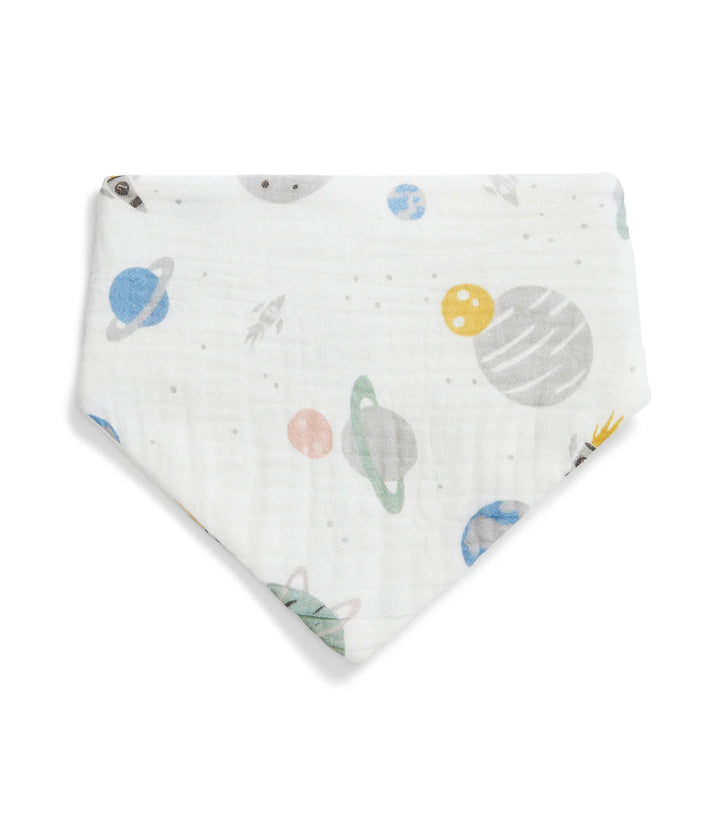 Love to Dream Bib 2 Pack - Storm Blue Rocket