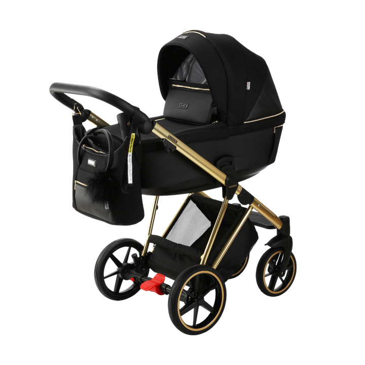 Bambini GENEVA Modern Pram - Black/Gold