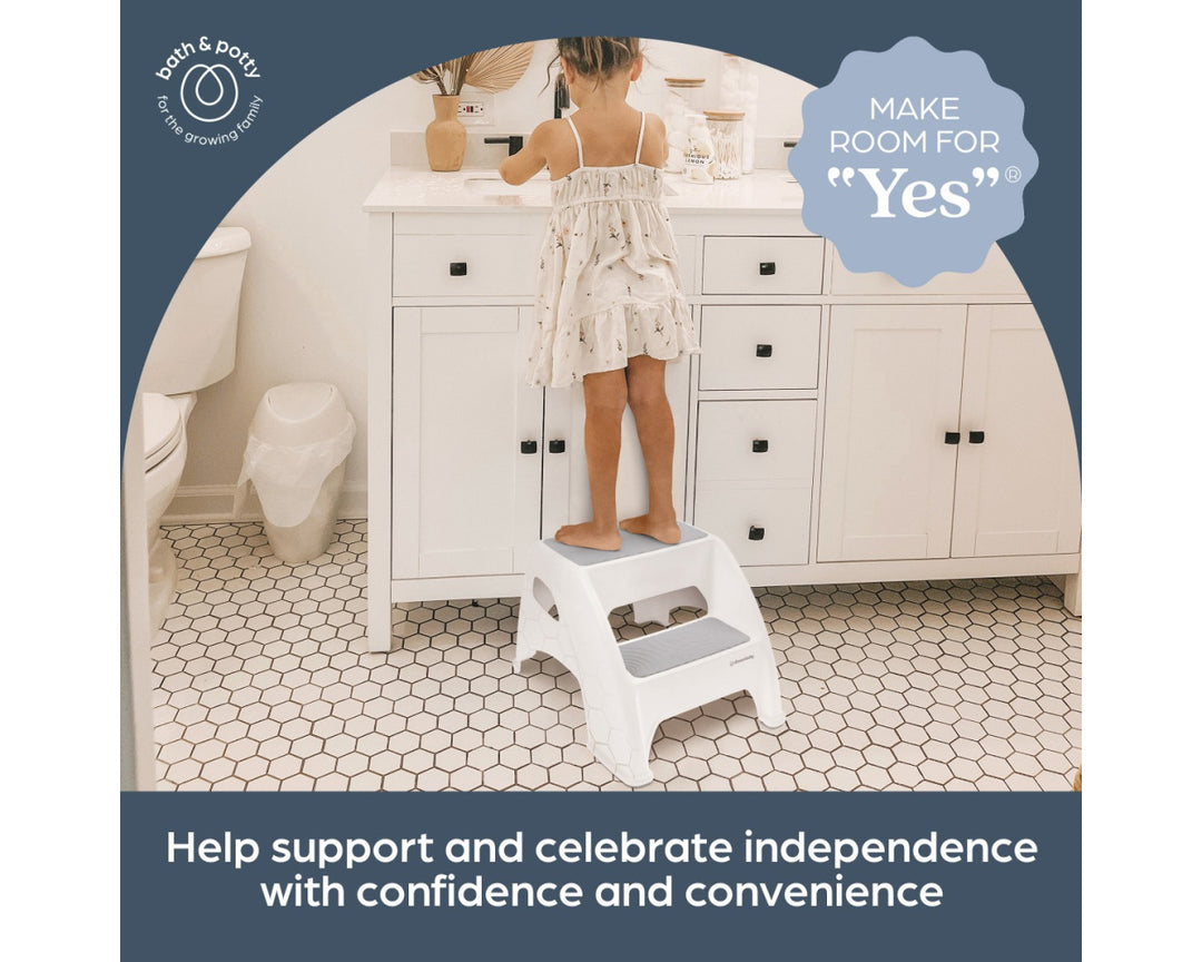 Dreambaby Toddler & Me® 2 Up Step Stool - Grey(G6072)