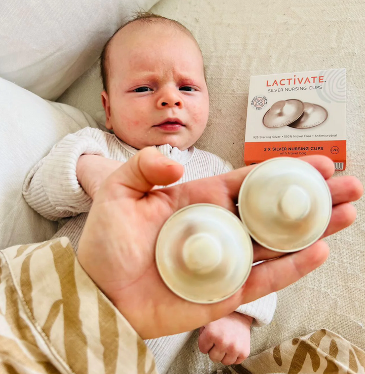 Lactivate Silver Nursing Cups(L/XL)