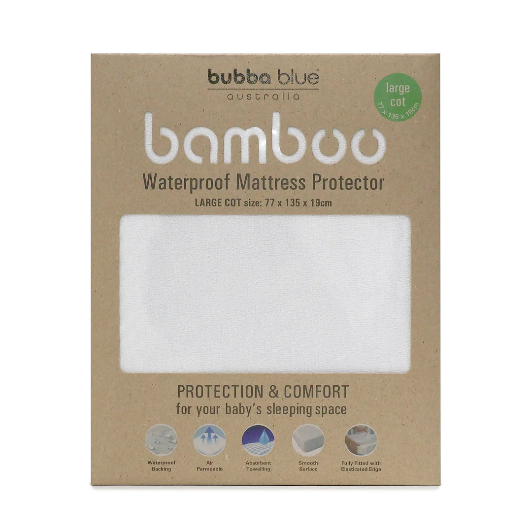 Bamboo Mattress Protector Large Cot