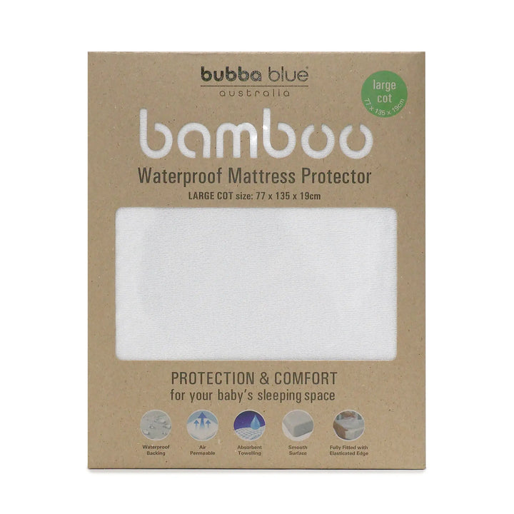 Bamboo Mattress Protector Large Cot