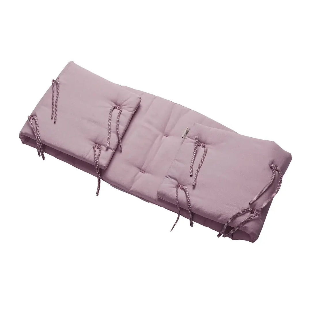 Leander ORGANIC Classic Cot Bumper-Dusty Rose