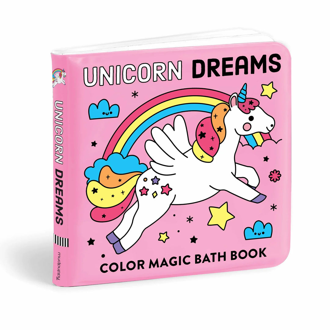 Mudpuppy Unicorn Dreams Color Magic Bath Book Multi-Coloured