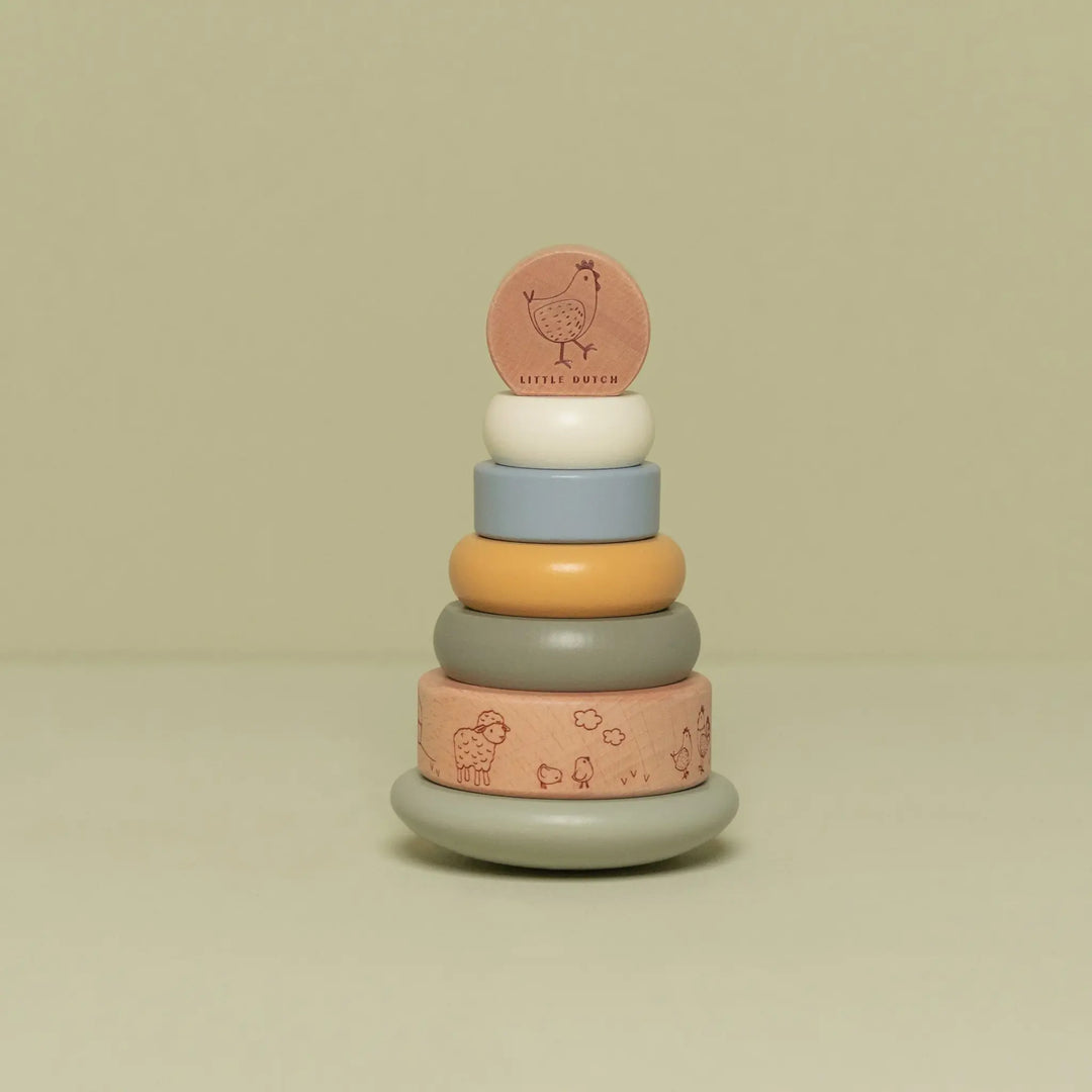 Little Dutch Little Farm Rocking Ring Stacker