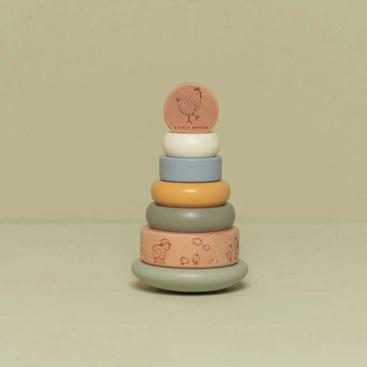 Little Dutch Little Farm Rocking Ring Stacker