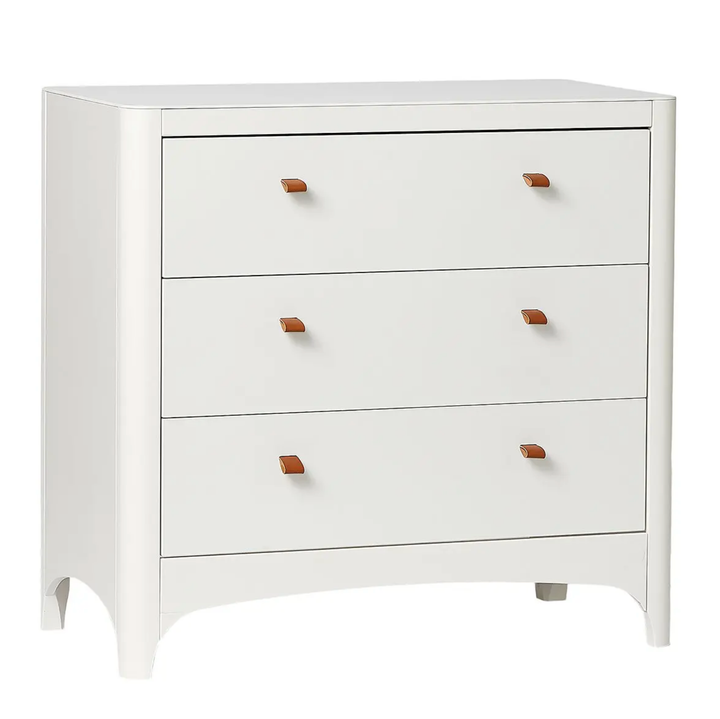 Leander Classic 3 Drawer Dresser - White