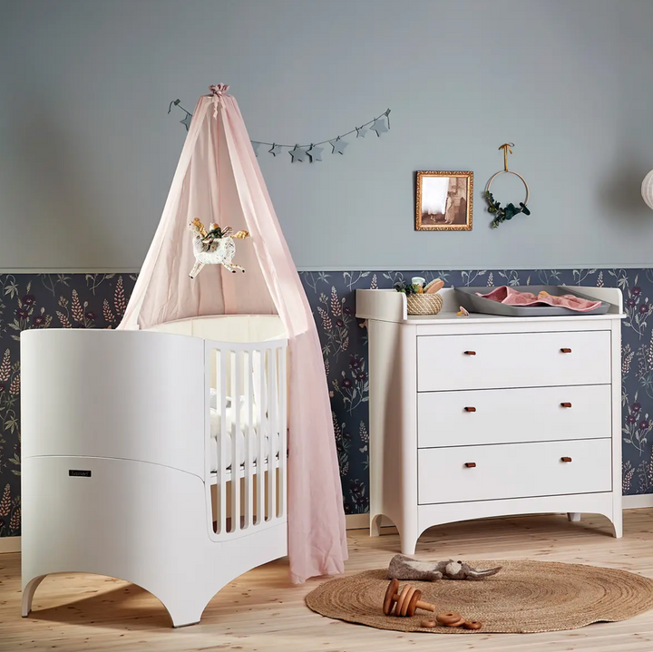 Leander Classic 3 Drawer Dresser - White