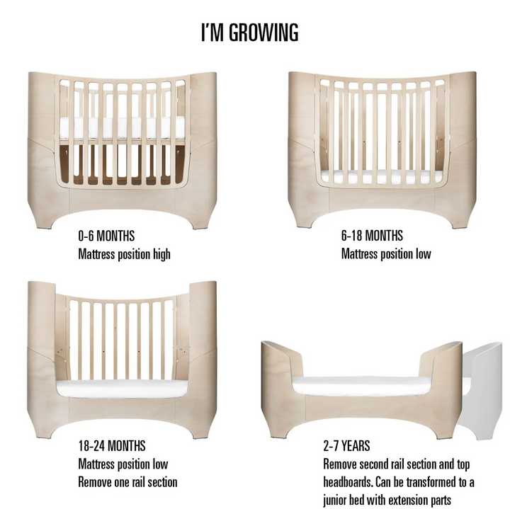 Leander Classic Cot – Whitewash