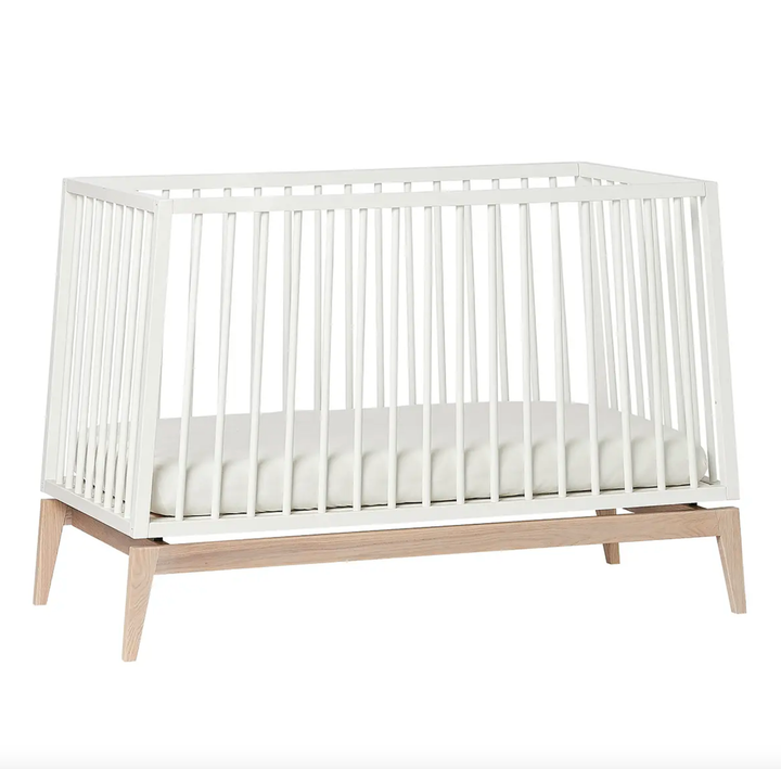 Leander Luna Cot-White&Oak 120 x 60
