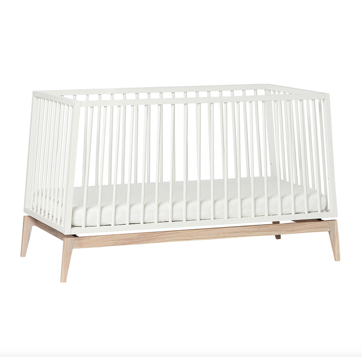 Leander Luna Cot White & Oak 140 x 70