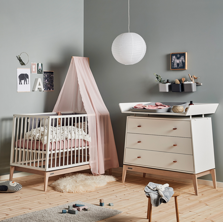 Leander Luna Dresser Changing Unit-White