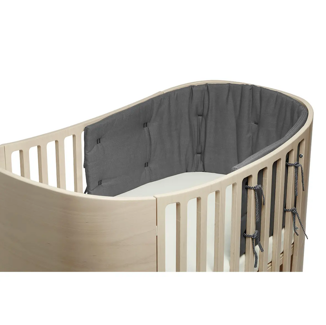 Leander ORGANIC Classic Cot Bumper-Cool Grey