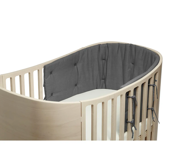 Leander ORGANIC Classic Cot Bumper-Cool Grey