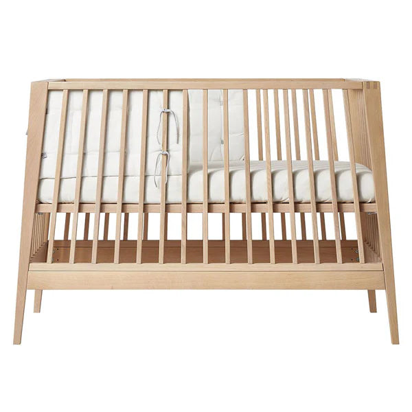 Leander ORGANIC Linea/Luna Cot Bumper-Snow