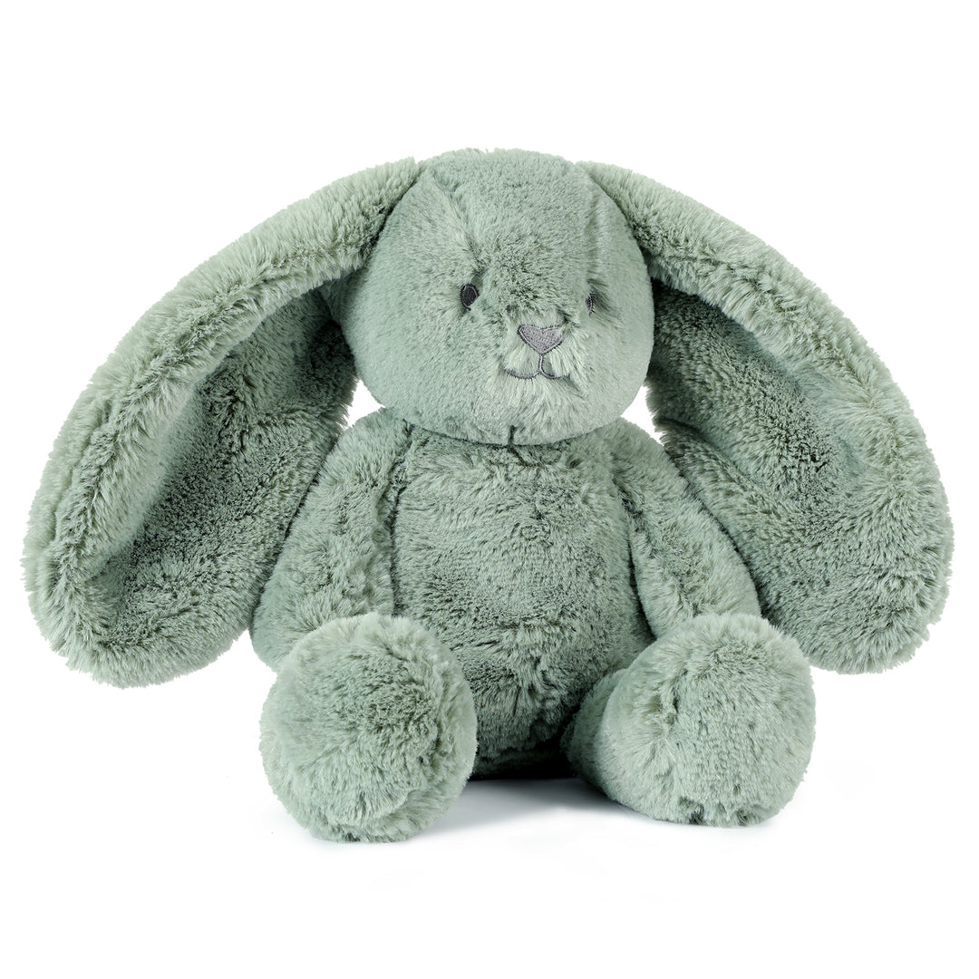 OB Designs Beau Bunny Sage Green Soft Toy 13.5"/34cm