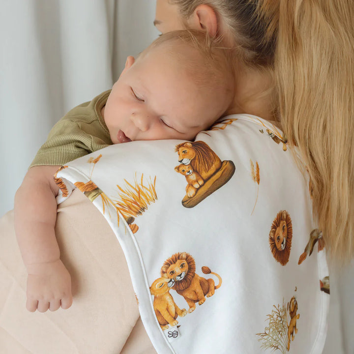 Snuggle Hunny Organic Cotton Burp Cloth - Lion