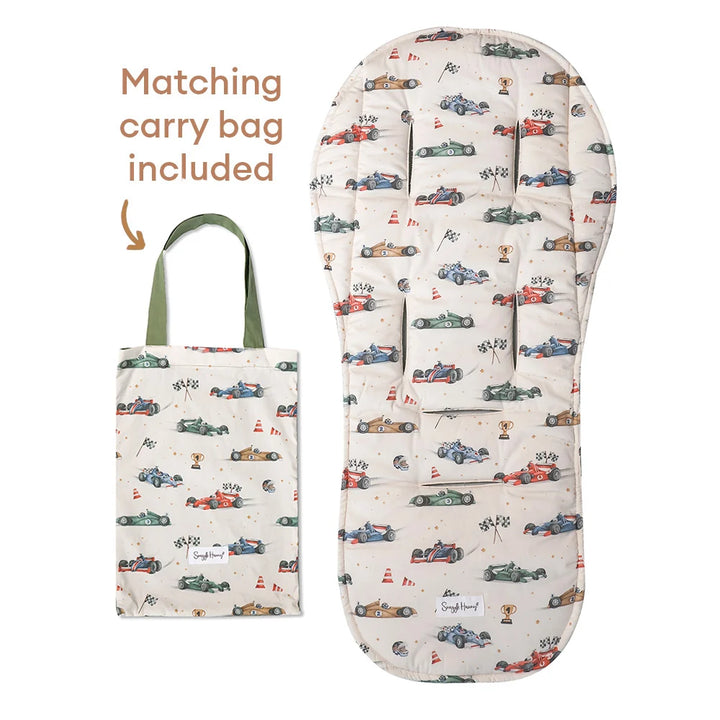 Snuggle Hunny Universal Organic Pram Liner - Little Racers