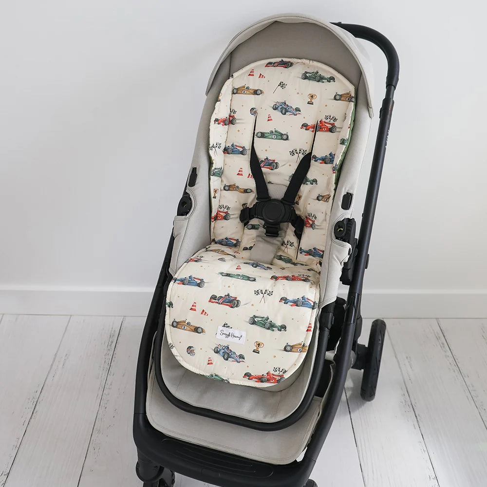 Snuggle Hunny Universal Organic Pram Liner - Little Racers